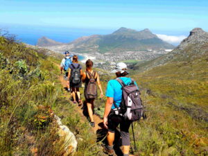 Walking through the South African landscape on Cape Camino